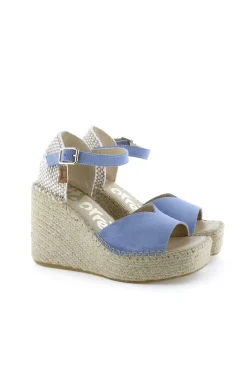 Mujer Vidorreta Sandalias Cuña|Sandalia serraje jeans Monet