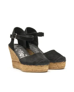 Vidorreta Outlet|Sandalia serraje negro Tilo 7