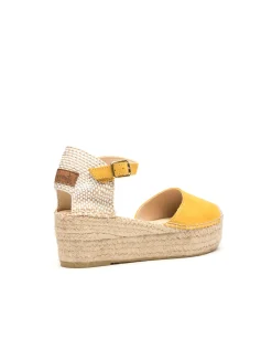 Vidorreta Outlet|Sandalia serraje ocre Creta
