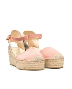 Vidorreta Outlet|Sandalia serraje salmon Creta