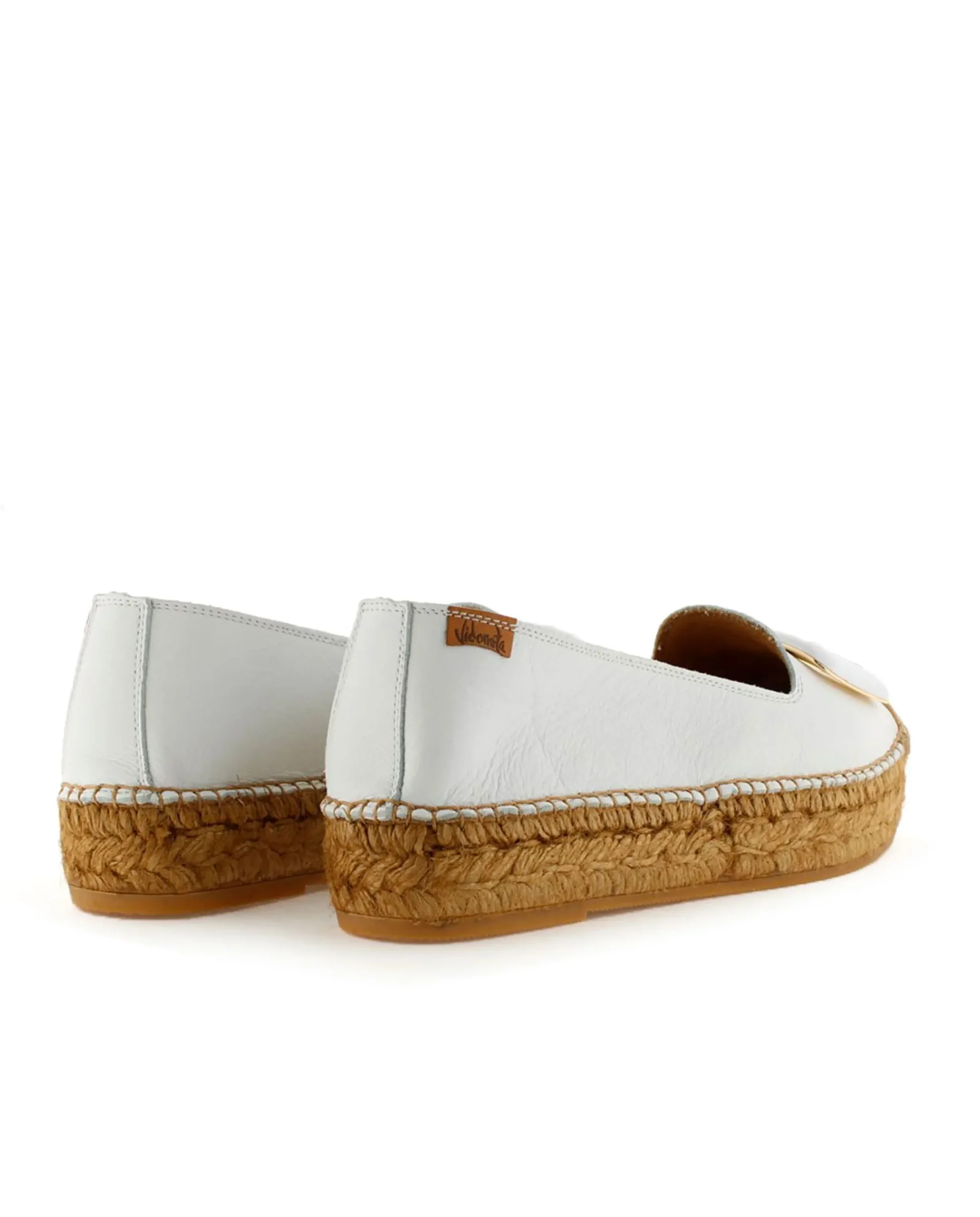 Mujer Vidorreta Slippers|Slippers|Slipper en napa blanco Merce Doble