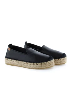 Mujer Vidorreta Slippers|Slippers|Slipper en napa negro Merce Doble