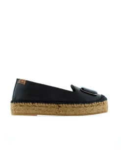 Mujer Vidorreta Slippers|Slippers|Slipper en napa negro Merce Doble