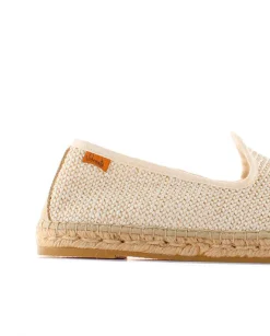 Mujer Vidorreta Slippers|Slippers|Slipper en rafia trenza crudo Borneo