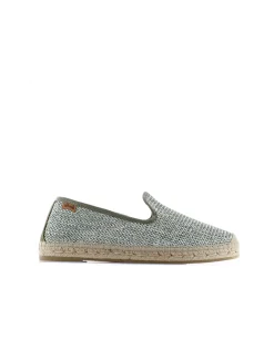 Mujer Vidorreta Slippers|Slippers|Slipper en rafia trenza verde Borneo