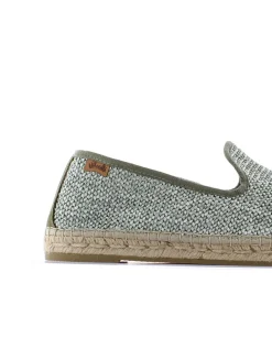 Mujer Vidorreta Slippers|Slippers|Slipper en rafia trenza verde Borneo