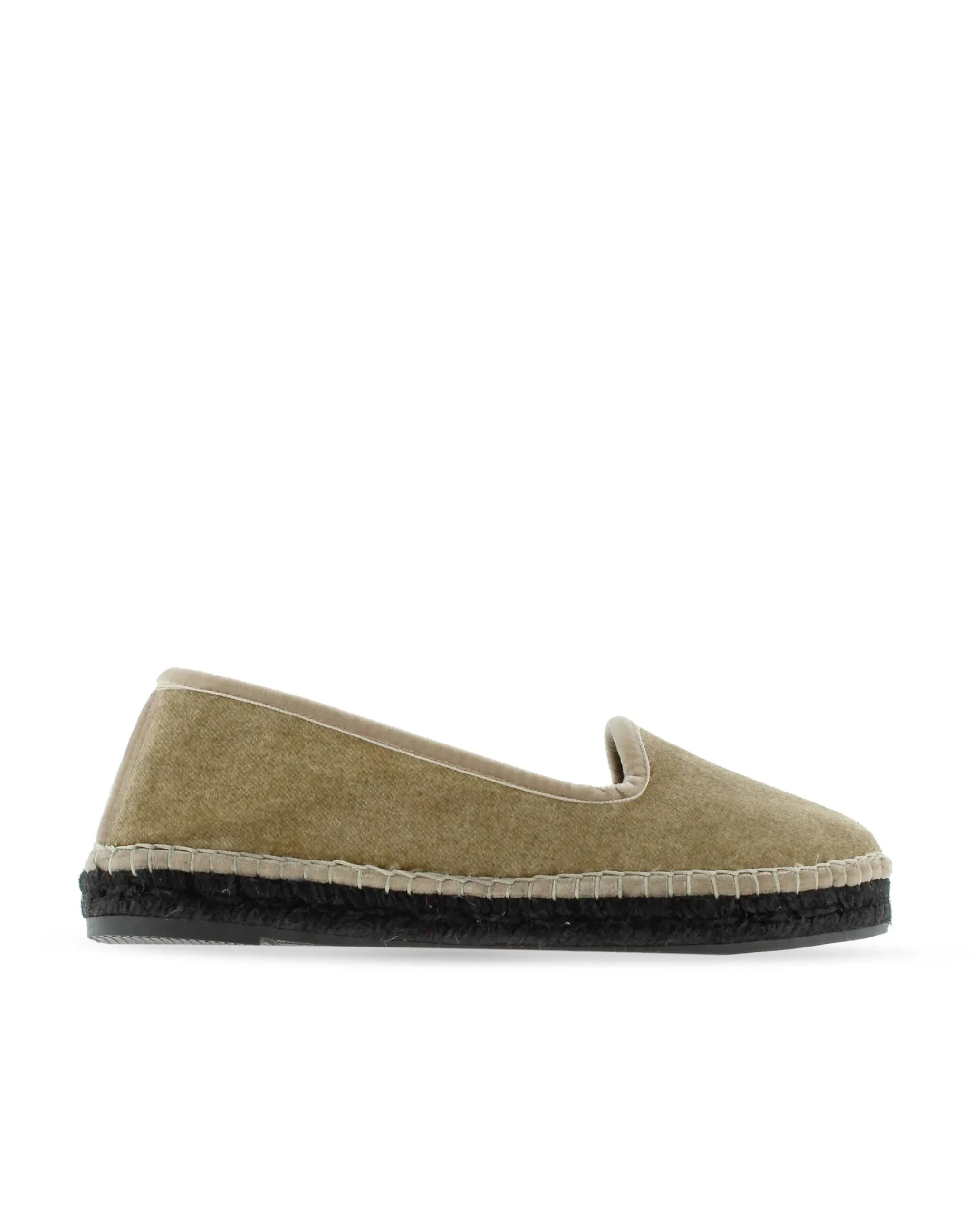 Mujer Vidorreta Slippers|Slippers|Slipper en terciopelo arena Pitiusa