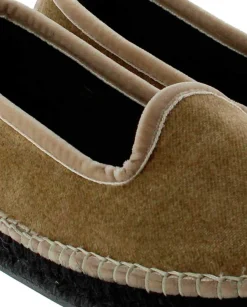 Mujer Vidorreta Slippers|Slippers|Slipper en terciopelo arena Pitiusa