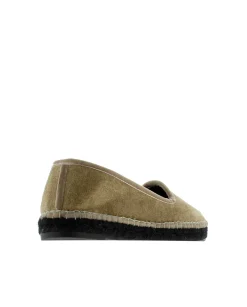 Mujer Vidorreta Slippers|Slippers|Slipper en terciopelo arena Pitiusa