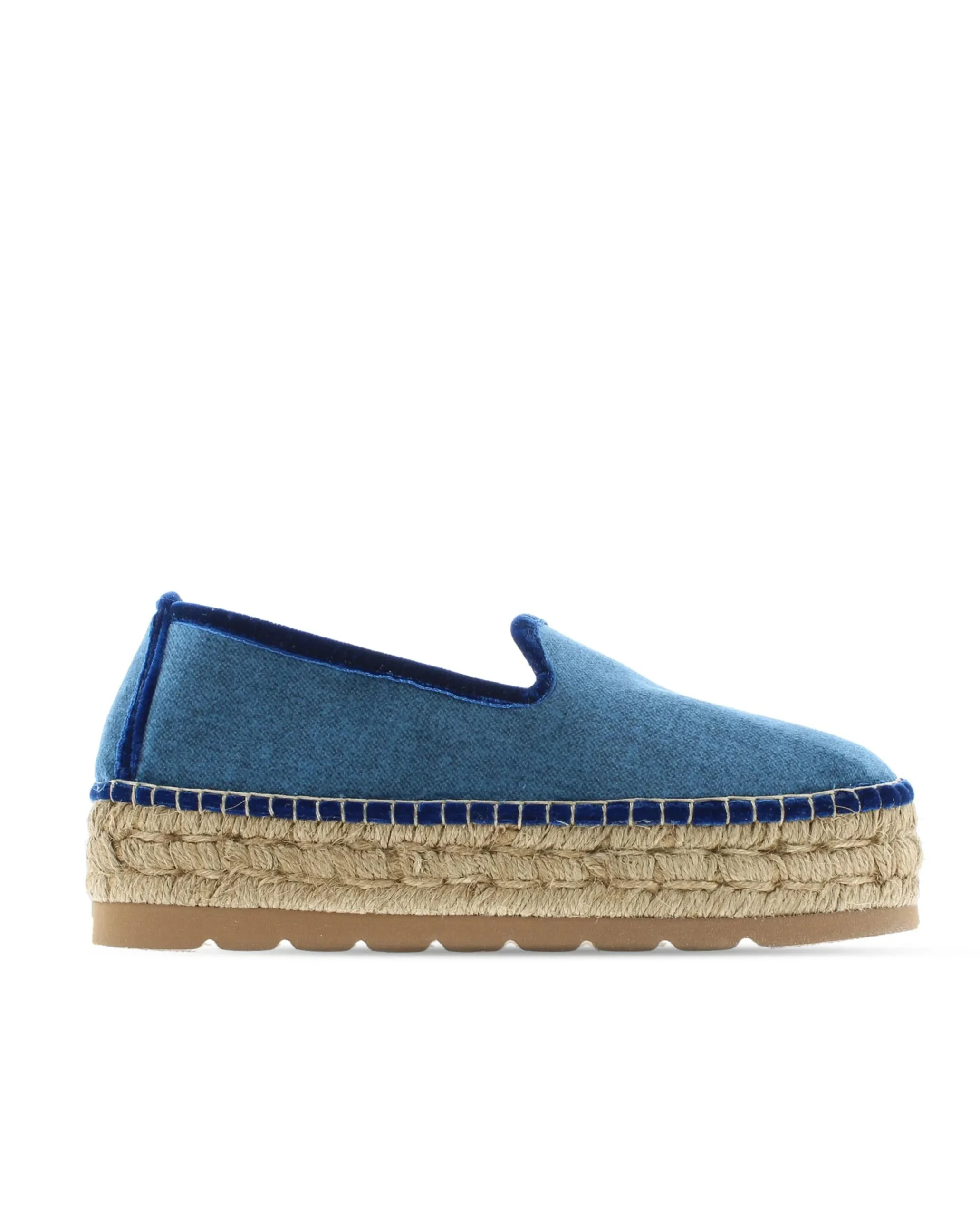 Mujer Vidorreta Slippers|Slippers|Slipper en terciopelo marino Merce Doble