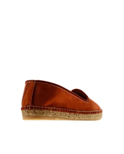 Mujer Vidorreta Slippers|Slippers|Slipper en terciopelo teja Pitiusa