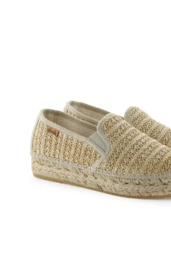 Mujer Vidorreta Plataformas|Slippers|Slipper rafia metal cuerda Merce Doble