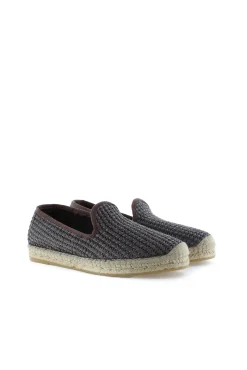 Mujer Vidorreta Slippers|Slippers|Slipper rafia nudos chocolate Borneo