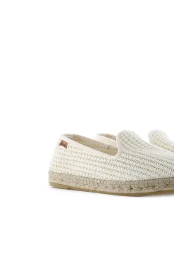 Mujer Vidorreta Slippers|Slippers|Slipper rafia nudos crudo Borneo