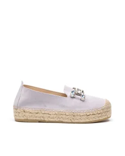 Vidorreta Outlet|Slippers detalle serraje malva Merce Doble