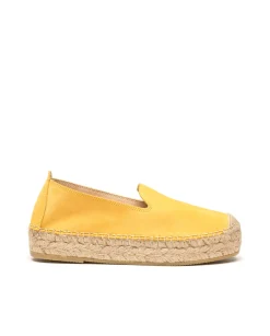 Vidorreta Outlet|Slippers serraje amarillo Merce Doble