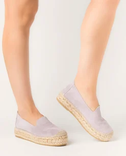 Vidorreta Outlet|Slippers serraje malva Merce Doble