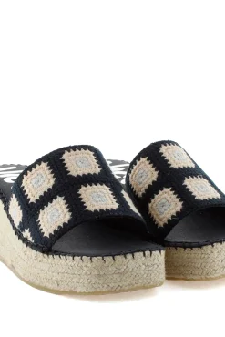 Mujer Vidorreta Zuecos|zueco crochet negro Vinci