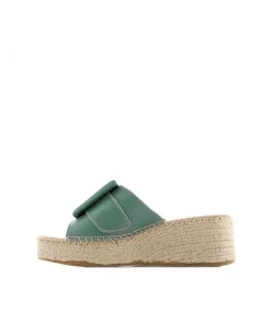 Mujer Vidorreta Zuecos|Zueco en bost verde Vinci