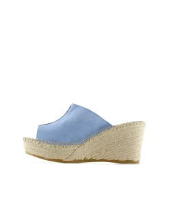 Mujer Vidorreta Zuecos|Zueco en serraje jeans Dominica